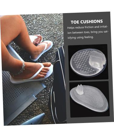 Healifty 4 Pairs Clip Toe Pad Gel Slipper Sandals & High Heels Toe Cushion - Buy Online on GoSupps.com