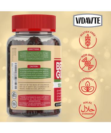 Berberine with Ceylon Cinnamon Gummies - Sugar-Free 98% Pure 10x Absorption - 1200mg Organic Supplement for Weight Loss Immunity Cardiac Metabolic & Digestive Health - Buy Online on GoSupps.com