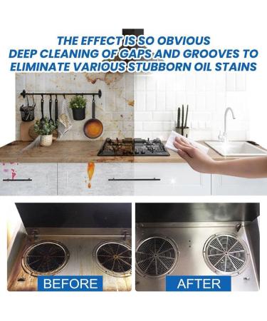Multifunctional decontamination oil stain cleaning effervescent tablets kitchen bathroom decontamination clothing cleaning effervescent tablets - Buy Online on GoSupps.com