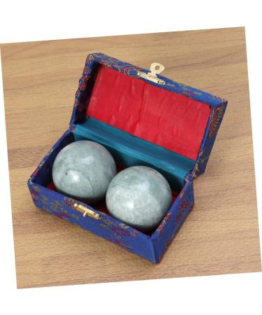 Buy 2 STK Marble Baoding Balls - Chinese Stone Massage Balls for Stress Relief | Heartstones Natural Massage Balls - Buy Online on GoSupps.com