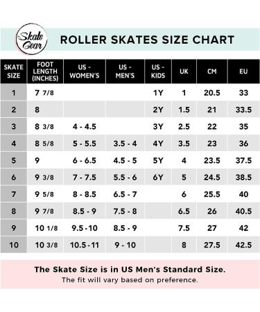 Retro Quad Roller Skates Black Women's 7 / Youth 6 / Men's 6 | Ankle Support - Skate Gear - Buy Online on GoSupps.com