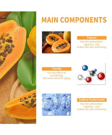 Skinetic 2Pack Papaya Deep Exfoliator with Papaya Essence - Facial and Body Scrub - Buy Online on GoSupps.com