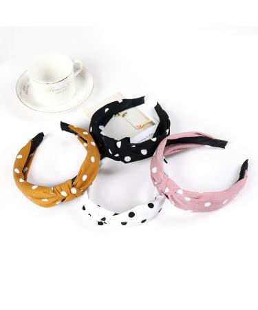 Leopard Print and Floral Knotted Headbands 10 Pack Set for Women and Girls - Fashion Hair Bands - Buy Online on GoSupps.com
