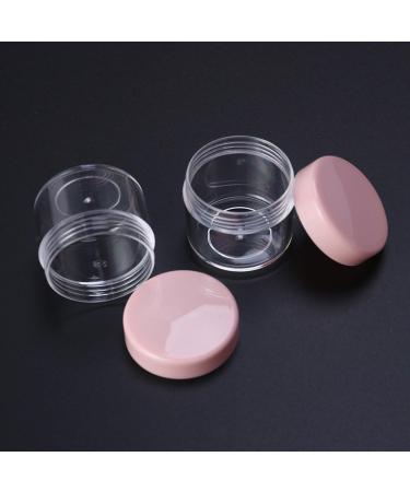 Lurrose 20Pcs Mini Cosmetic Containers - Portable Travel Sample Jars for Creams, Shampoos, Lotions - 20g Pink Empty Pots - Buy Online on GoSupps.com