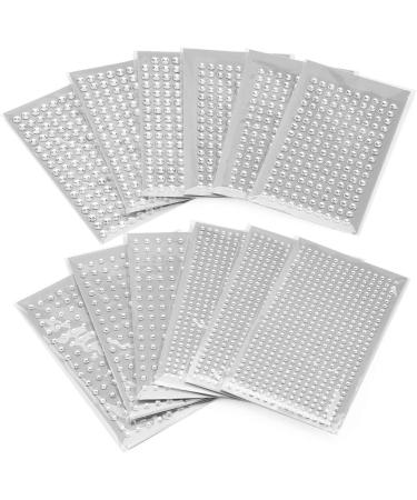 Gartful Clear Rhinestone Stickers - 2790 PCS Round Gem Sticker for Crafts, Scrapbooking, DIY, Wedding Decor - 4 Sizes (3/4/5/6mm) - Buy Online on GoSupps.com