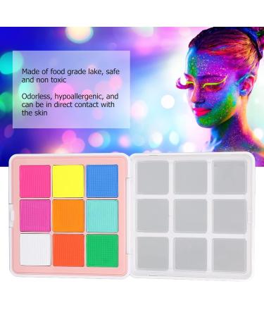 9 Colors Face & Body Paint Palette | Quick-Drying Bright Colors Art Kits for All Skin Types - Buy Online on GoSupps.com
