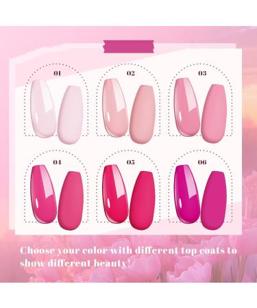 Skymore UV Nail Polish Gel Nail Polish 8 ml Gel Nail Polish for UV Lamp 6 Colours Gel Nail Polish UV Varnishes for Nails UV Gel Nail Polish Nude Gel Polish Brown Gel Polish - Buy Online on GoSupps.com