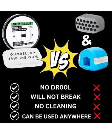GumBells 12XHARD JAWLINE & FACIAL FITNESS CHEWING GUM (1MONTH PACK) exerciser to Enhance Define & strengthen your Jaw Jawline Face Mouth & Jawrz Chios style Workout exerciser trainer 4 Men & Women - Buy Online on GoSupps.com