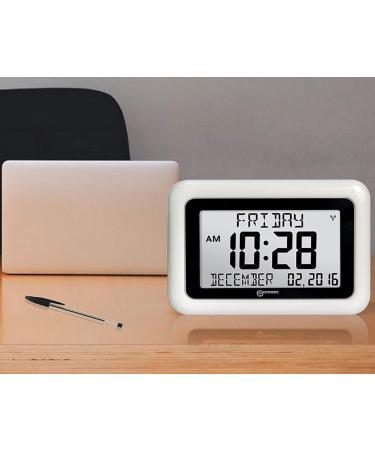 GEEMARC VISO 10 Alarm Clock - Large Easy-to-Read Display for Dementia & Alzheimer's | Battery Operated | Perfect Gift - Buy Online on GoSupps.com