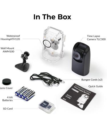 Brinno Time Lapse Camera BCC300 M Outdoor Construction Jobsite Plant Weather Timelapse Camera LCD Screen Extended Battery Life IPX4 Water-Resistant Wall Mount - Buy Online on GoSupps.com
