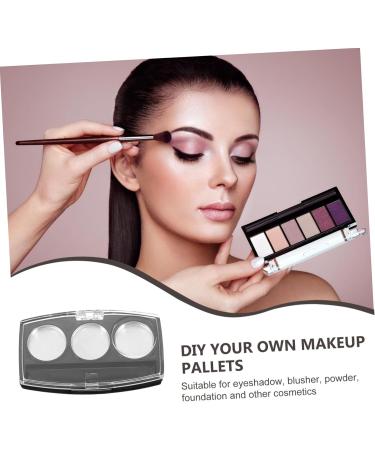 Eyeshadow Palette Box with 3 Holes Compact Leakproof Makeup Bag for Blush - Buy Online on GoSupps.com