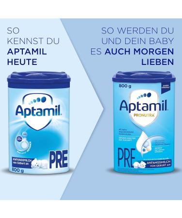 Aptamil Pronutra PRE - Infant Milk Powder 800g | DHA & Lactose Only | Palm Oil Free Baby Formula from Birth - Buy Online on GoSupps.com