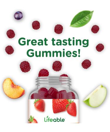 Lifeable Cranberry Gummies for Women | 25000 mg Equivalency | Great Tasting Cranberry Supplement | for Urinary Tract Health Bladder & Kidney Support | Vegan and Non GMO Cranberries | 60 Count - Buy Online on GoSupps.com