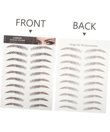 FOMIYES 10 Sheets Eyebrow 3d Sticker Lady Tools Eyebrow Sticker Stencils Eyebrow Stickers Transfer Stickers - Buy Online on GoSupps.com