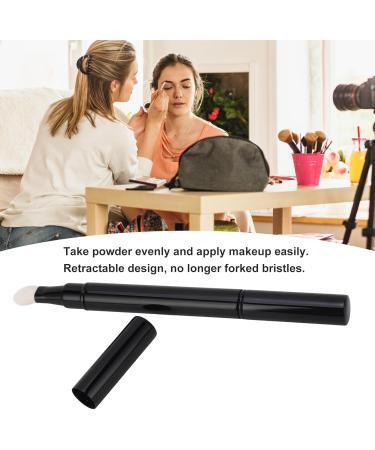Eyeshadow Brush Double Ended Makeup Foundation Brush Retractable Loose Powder Makeup Brush Portable Soft Bristle Fine Cut Cosmetic Brush for Eyebrow and Concealer - Buy Online on GoSupps.com