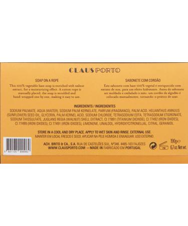 Musgo Real Orange Amber Soap On A Rope 6.7 oz - Luxurious Fragranced Bar for Men - Buy Online Now! - Buy Online on GoSupps.com