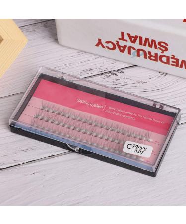 False Eyelashes Extension 60pcs | 3D Imitated Mink | Easy Application | Exquisite Craft | Perfect for Any Occasion (10mm - Buy Online on GoSupps.com