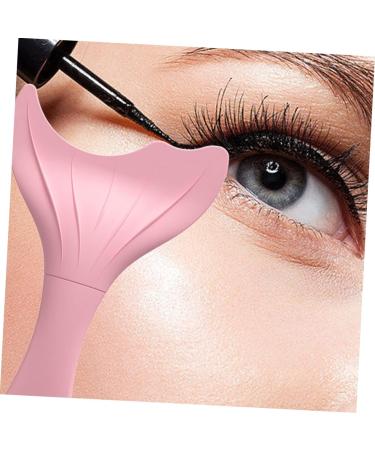 BELLIFFY 2pcs Mascara Brush Eyeliner Applicator Tool Massaging Eye Mask Eyeshadow Stencil Pink - Buy Online on GoSupps.com