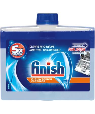 Finish Dual Action Automatic Dishwasher Cleaner, Fights Grease & Limescale, 8.45 Ounce