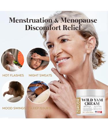 Wild Yam Cream for Hormone Balance - Dr. Barbara's Organic Menopause Support Cream for Hot Flashes & Night Sweats Relief - 100G - Buy Online on GoSupps.com