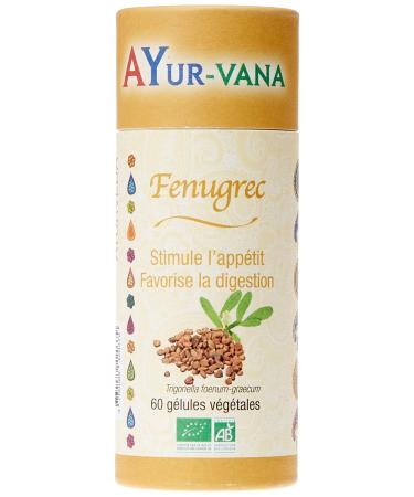 Ayur-Vana Fenugreek Bio Pill Box of 60 Capsules