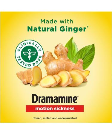 Dramamine Motion Sickness Non-Drowsy 18 Count - Fast Relief for Travel Nausea - Pack of 1 - Buy Online on GoSupps.com