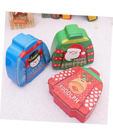 Alipis 1pc Christmas Candy Box Decor Boxes Candy Boxes Candy Containers Child Metal Storage Tank - Buy Online on GoSupps.com