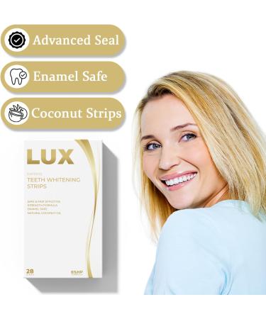Teeth Whitening Strips | Enamel Safe & Sensitive Teeth Formula | Advanced Seal Technology for Tough Stains - Buy Online on GoSupps.com