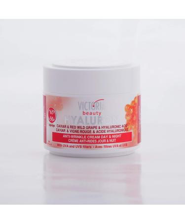 The Best Women Face Care Gift Set - Hyaluronic Acid Anti-Wrinkle Day and Night Creams Enriched with Avocado oil Micro Collagen and Retinol UV Filters Ages 30-65 3x50ml - Buy Online on GoSupps.com