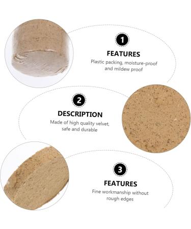 CliSpeed 120 MOXA Cake Massage Tool - Mini Accessories for Moxibustion with Wormwood - Yellow Moxas (6pcs 5x2x2cm) - International Shipping Available - Buy Online on GoSupps.com