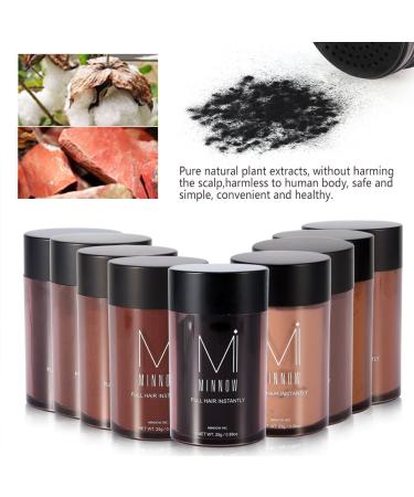 Hair Fiber Powder Baldness Concealer | Thickening Hair Building Fibers | Hair Loss Concealer for Thinning Hair - Auburn - Buy Online on GoSupps.com