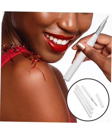 HAPINARY 4pcs Double-ended Silicone Liner Silicone Brush Eye Shadows Multi-use Lip Portable Lip Lipstick Applicator Lip Brush Silicone Eyeshadow Lip Scrubber - Buy Online on GoSupps.com