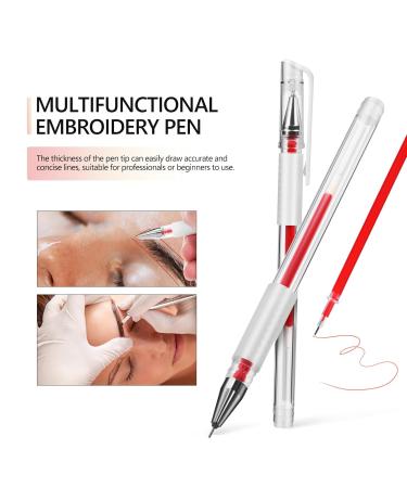 Buy minkissy Eyebrow Mapping Pen | Red Microblading Tool | Precision Makeup for Perfect Eyebrows | 3 Pens + 6 Refills - Buy Online on GoSupps.com