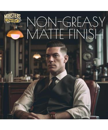 Mobsters Pomade Regular Hold Water Based Deluxe Matte Finish Hair Wax 140g Tin - Lucky Knuckles Edition | Pro Salon Use | Men's Hair Styling - Buy Online on GoSupps.com