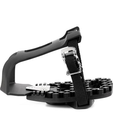 VENZO Bike Toe Clips Cage for Peloton & Look Delta Pedals - For Indoor Spin Bikes - Ride with Sneakers Toe Cages Only - Buy Online on GoSupps.com