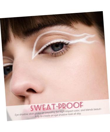 DOITOOL 20 Pcs White Lying Silkworm Pen Eyeshadow White Eyeliner Eye Shadow Cosmetics Matte Tool Girl - Buy Online on GoSupps.com