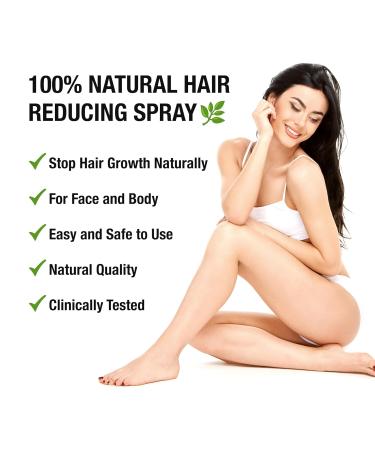 100% Natural Hair Growth Inhibitor | Permanent Hair Removal & Reduction | Face & Body Epilation Solution - 4.3oz - Buy Online on GoSupps.com