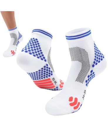 Buy Far Infrared Schorl Titanium Ion Heightening Booster Socks - Ankle Compression for Maximum Support | International Shipping Available - Buy Online on GoSupps.com