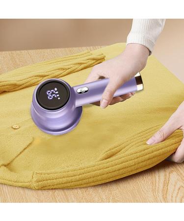 Buy Electric Lint Remover for Clothes - USB Rechargeable Fabric Shaver Portable Pill Remover & Multifunctional Lint Shaver in Purple - Buy Online on GoSupps.com