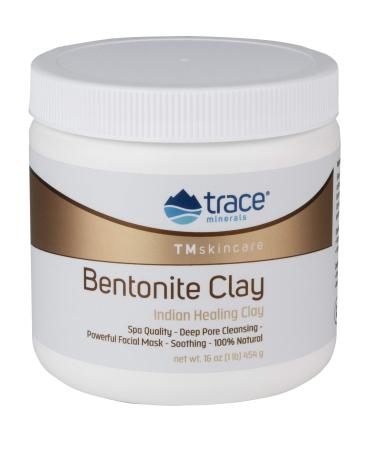 Trace Minerals Research Bentonite Clay Indian Healing Clay 16 oz (454 g)