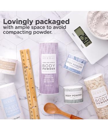 Ora's Amazing Herbal Sweet Love Body Powder - Talc Free, Vanilla Scented Bath Powder with Frankincense, Amber & Ylang Ylang - 2.5 oz - Buy Online on GoSupps.com