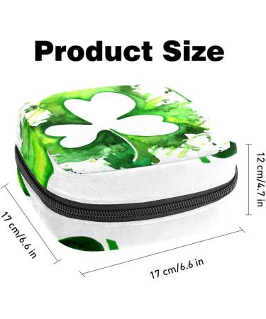 Women's St. Patrick's Day Watercolor Binding-Up Bags | Kleeblatt Tampon Storage & Menstrual Tied Bags - Buy Online on GoSupps.com