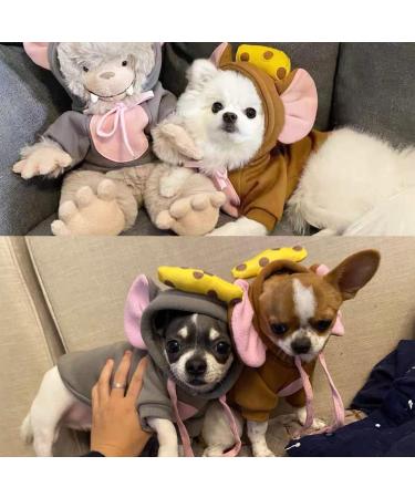 Buy Vitsole Cute Animal Hooded Sweaters for Pets | Cold Weather Outfits for Puppies & Small Dogs - Buy Online on GoSupps.com