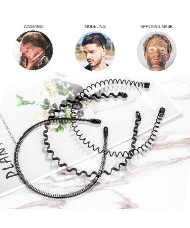 Lurrose 6Pcs Unisex Wavy Headband Metal Hair Hoop - Stylish Hair Accessories for Women and Men - Buy Online on GoSupps.com