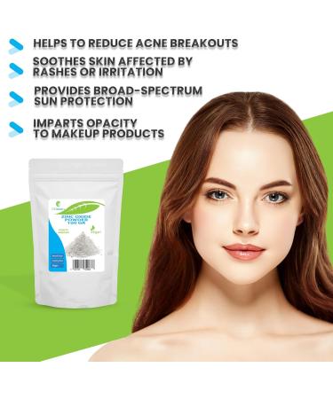 Euro Trade Center Zinc oxide powder zinc oxide powder 100 gr Cosmetic ingredient high purity material nonnano 100 g 1er Pack - Buy Online on GoSupps.com