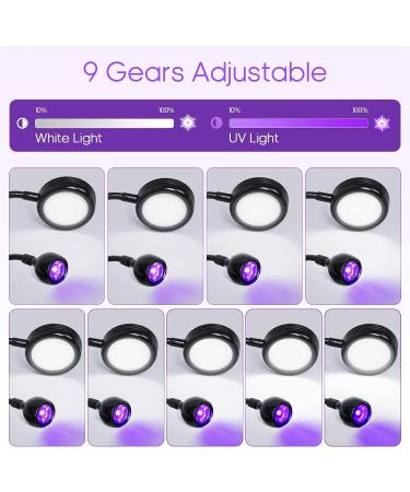 5W UV LED Nail Lamp USB Plug Gel Cure Dryer for Gel Nails | 9 Gears Black-5W UV Light for Nail Salon - Buy Online on GoSupps.com