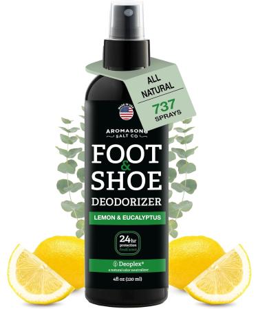 Aromasong Natural Shoe Deodorizer and Foot Spray - Fresh - 4 Fl Oz.