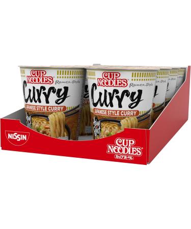  NISSIN Nissin Cup Noodles Instant Japanese Style Curry Noodles - Chicken Curry & Vegetable Flavour Quick Prep in a Cup Asian Food (8 x 63g) - Buy Online on GoSupps.com