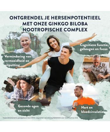 AAVALABS Ginkgo Biloba High Dose 7500mg 501 Extract Bacopa Monnieri Ginseng and Ginkgo Biloba Herbal Supplements with Vitamin B6 B1 B2 & Zinc 180 Nootropic Capsules - Buy Online on GoSupps.com