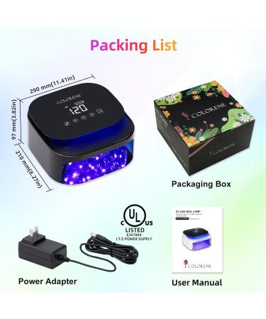 Buy Cordless UV LED Nail Lamp - 60W Rechargeable Nail Dryer with Auto Sensor & LCD Display | Portable Gel Polish Light - Ideal for Home & Salon Use - Buy Online on GoSupps.com